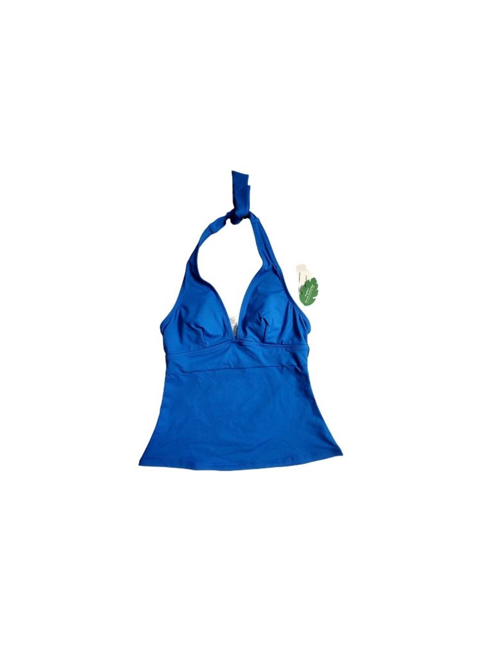 Tommy Bahama Womens Blue UPF 50+ Sun Shelter Halter Tankini Swim Top  Size S